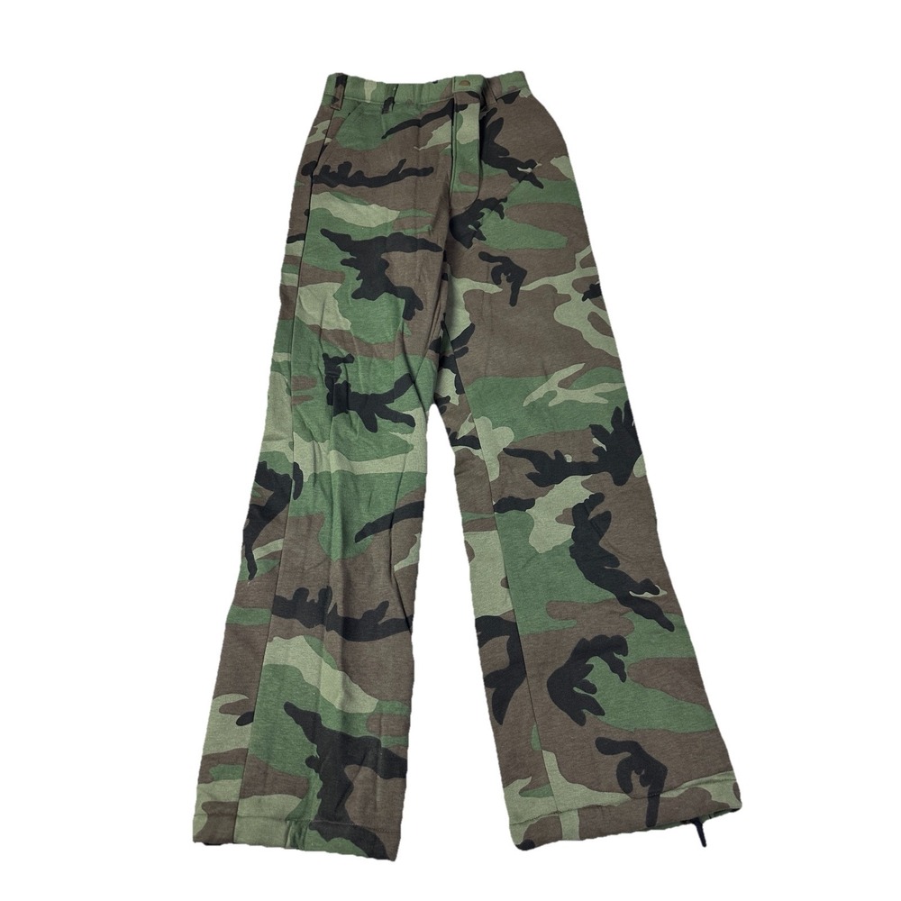 Deadstock‎ Vintage Saftbak Woodland camo Fleece Lined hunting pants Small